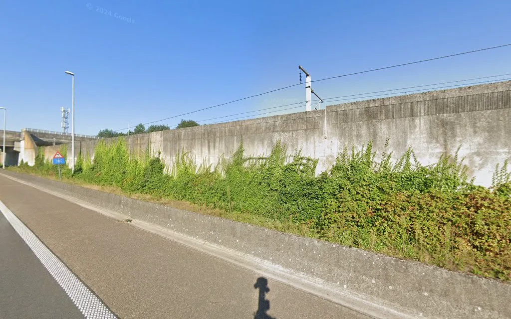 Straatbeeld van keuringscentrum Brasschaat in Brasschaat