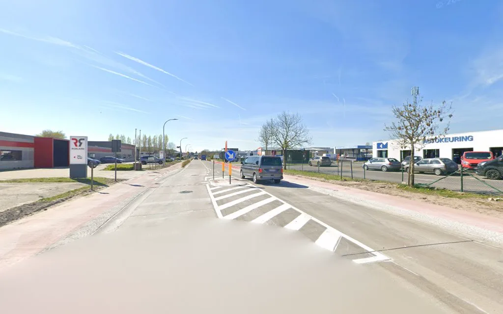 Straatbeeld van keuringscentrum Brugge in Brugge