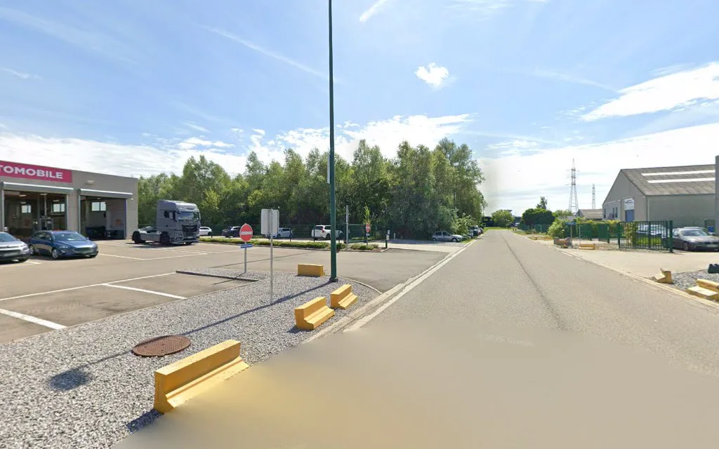 Straatbeeld van keuringscentrum Fleurus in Fleurus
