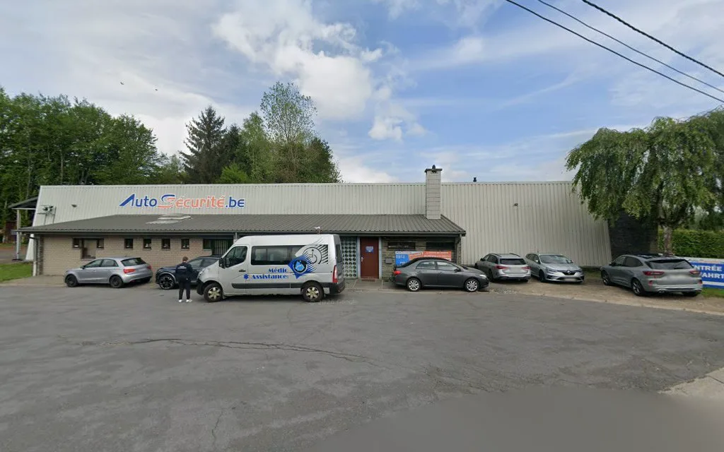 Straatbeeld van keuringscentrum Bovigny in Gouvy